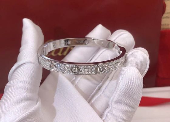 Mooie Minimalistische 18K Gouden Diamond Bracelet For Girlfriend