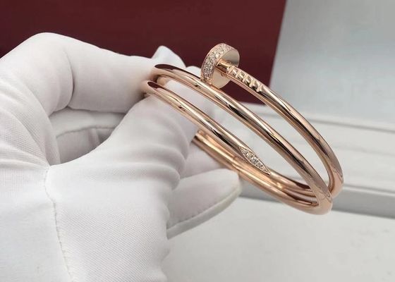 Het hoge Beëindigen verklaarde Aangepaste 18K Gouden Diamond Bracelet Women ' S